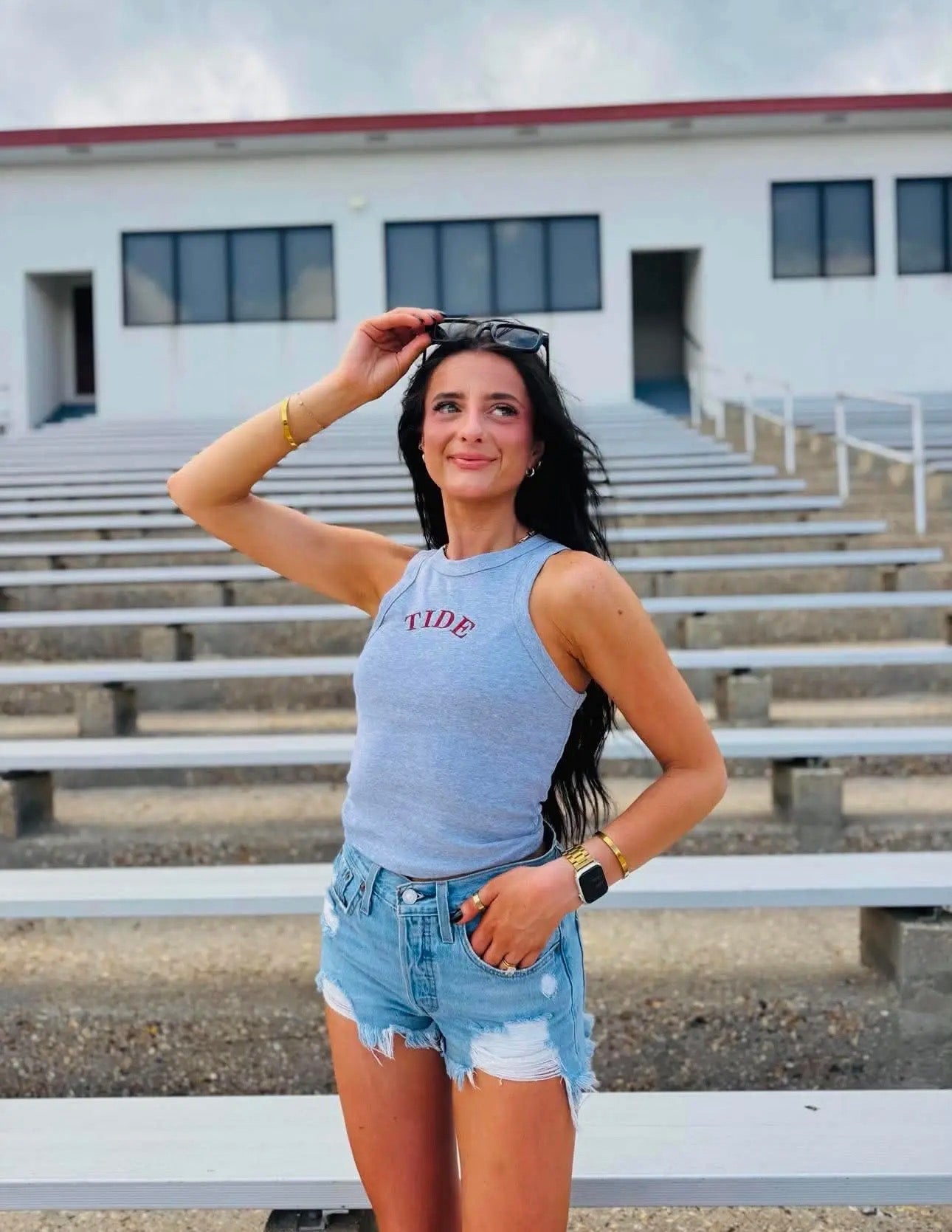 Custom Women’s embroidered tank