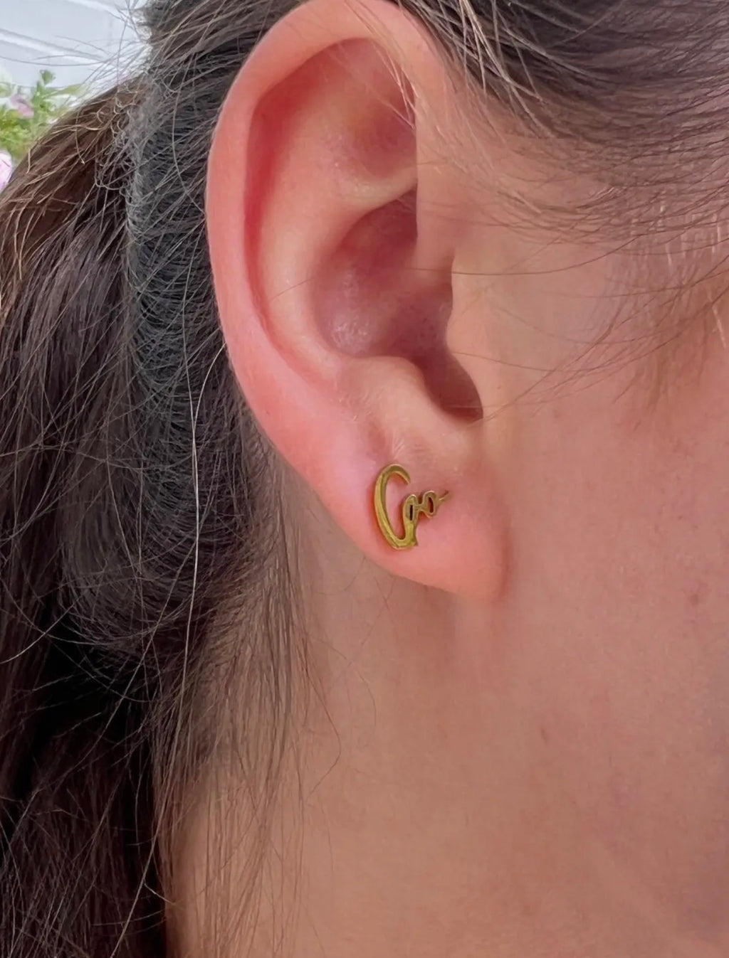 Go Bears stud earrings