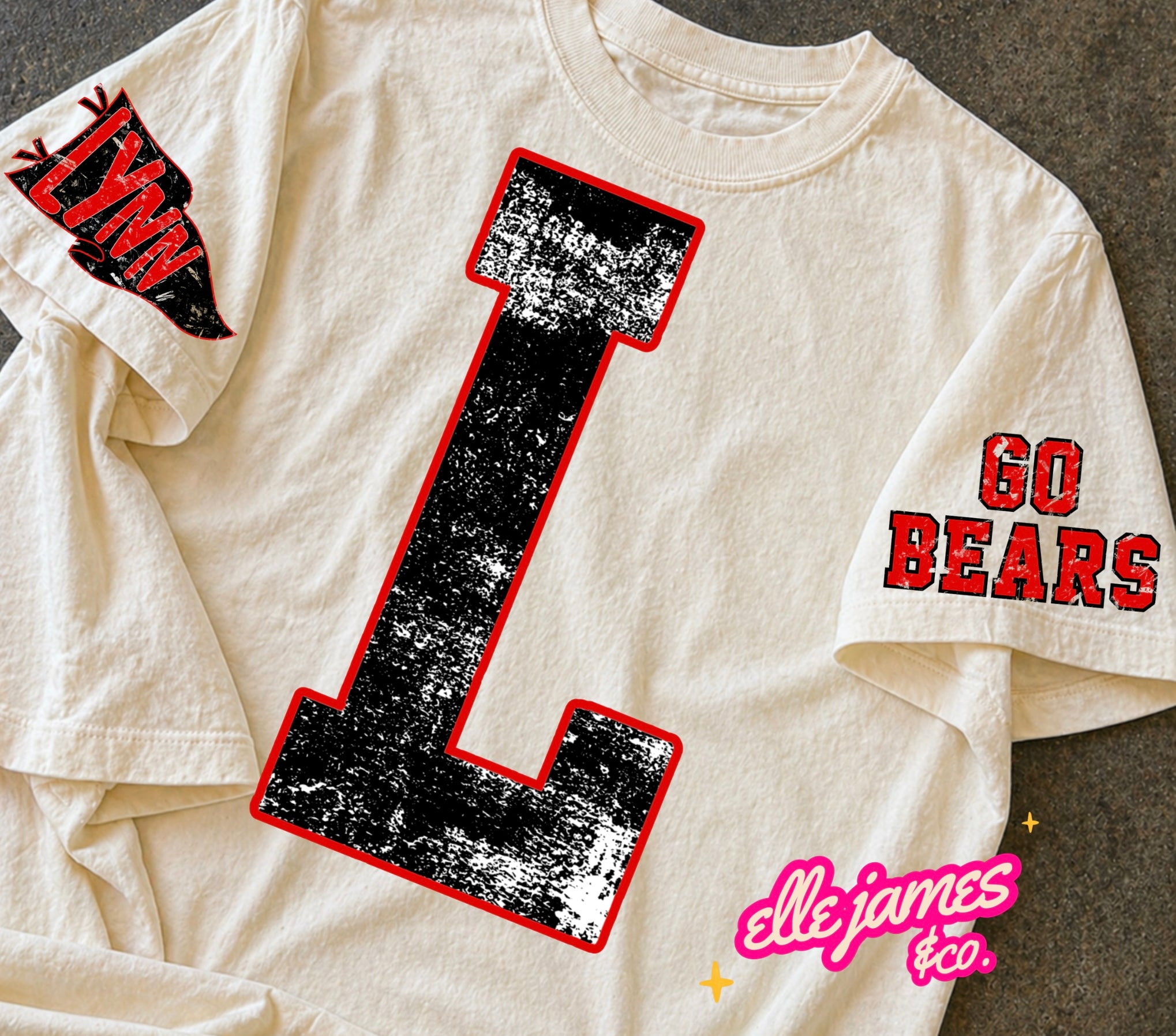 Distressed Game Day Tee