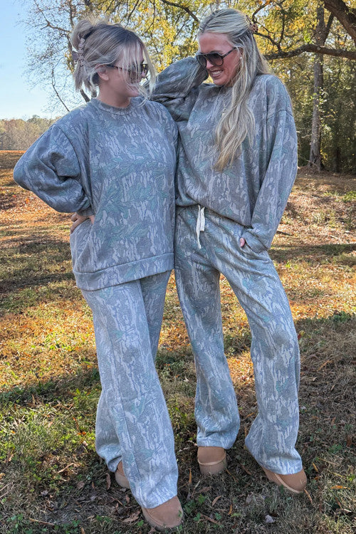 Camo print 2 piece set