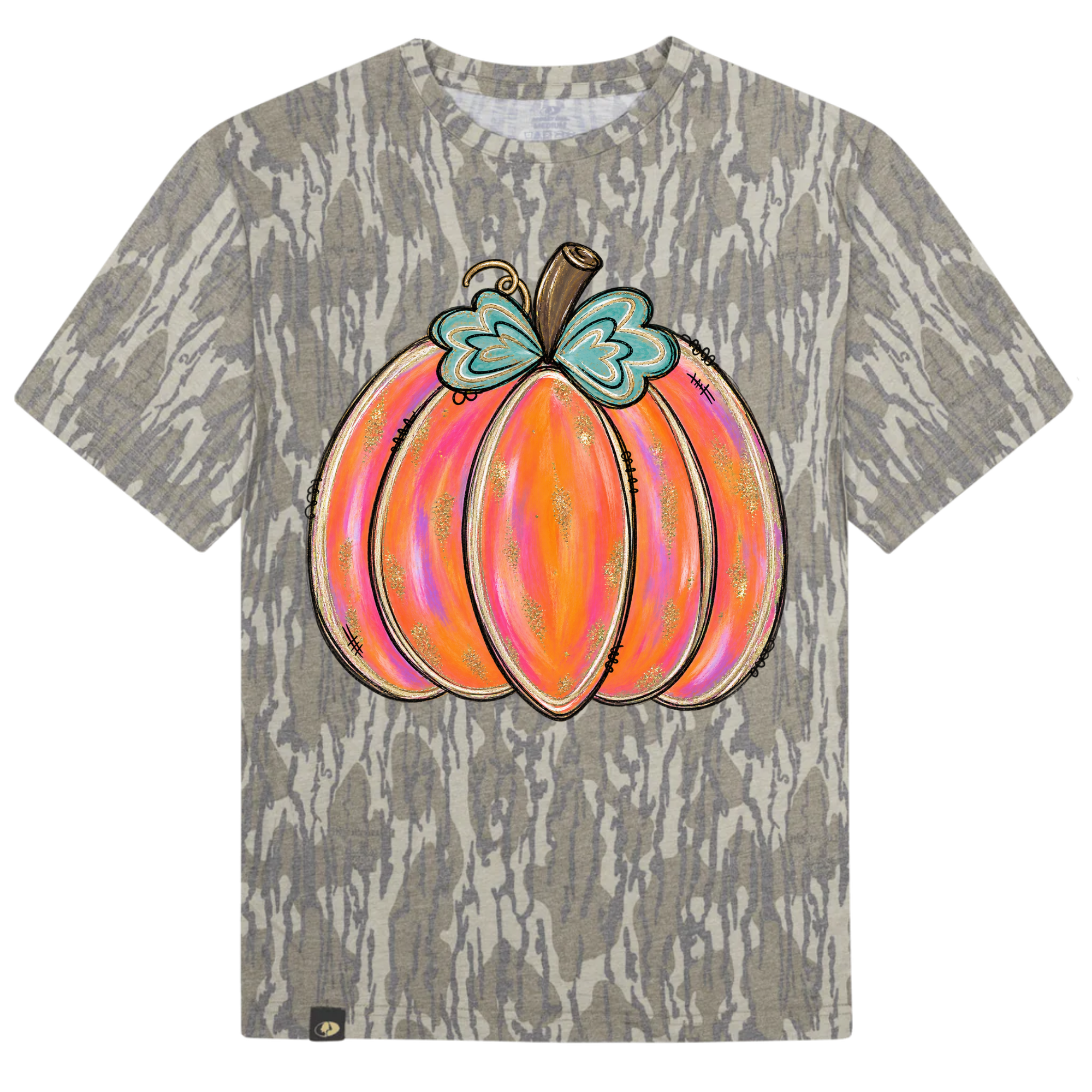 Mossy Oak Bottomland Gold Accent Pumpkin